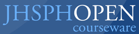 JHSPH Open Courseware logo